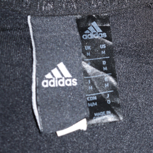Adidas Men's Black Full Zip Hoodie Size M Regular Fit