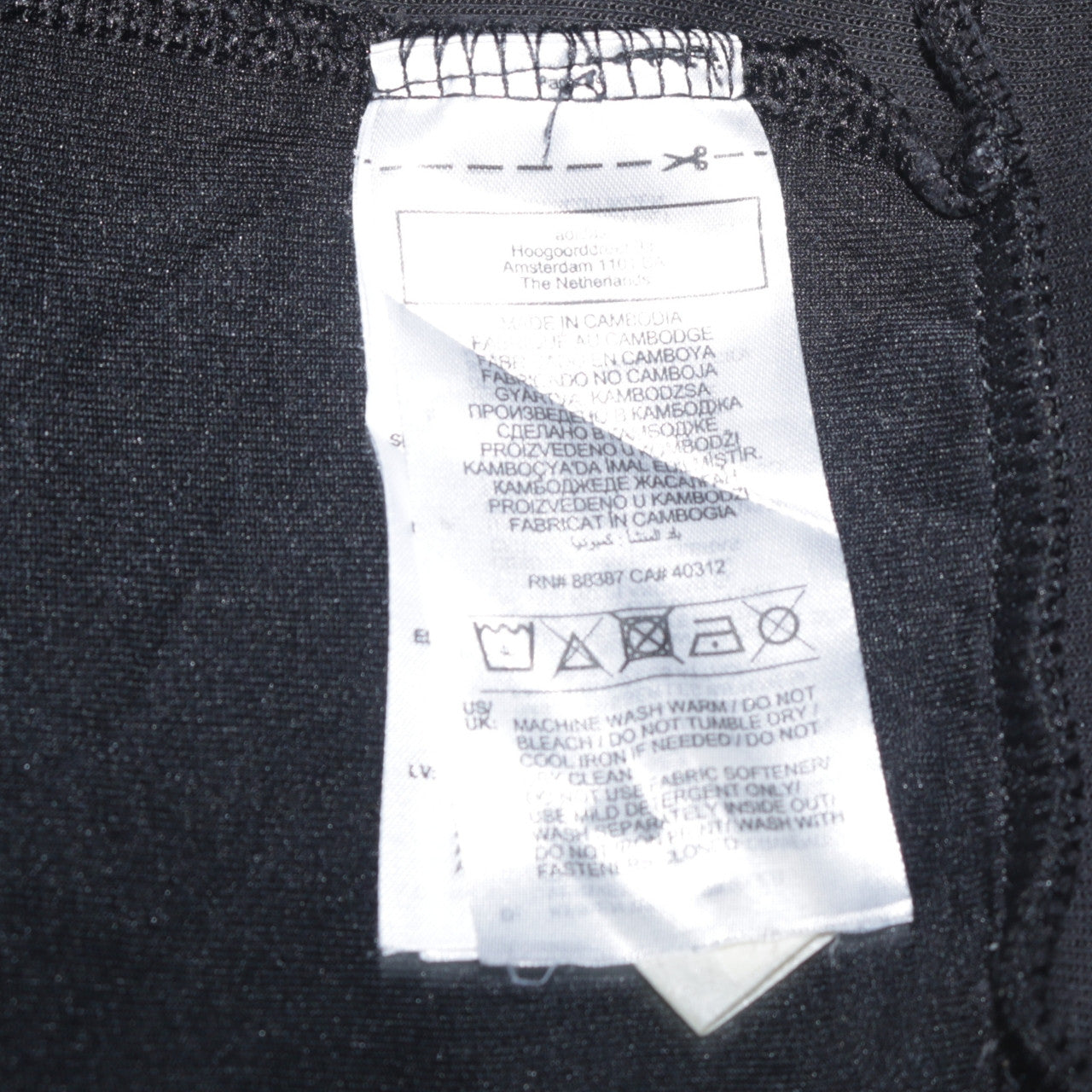 Adidas Men's Black Full Zip Hoodie Size M Regular Fit