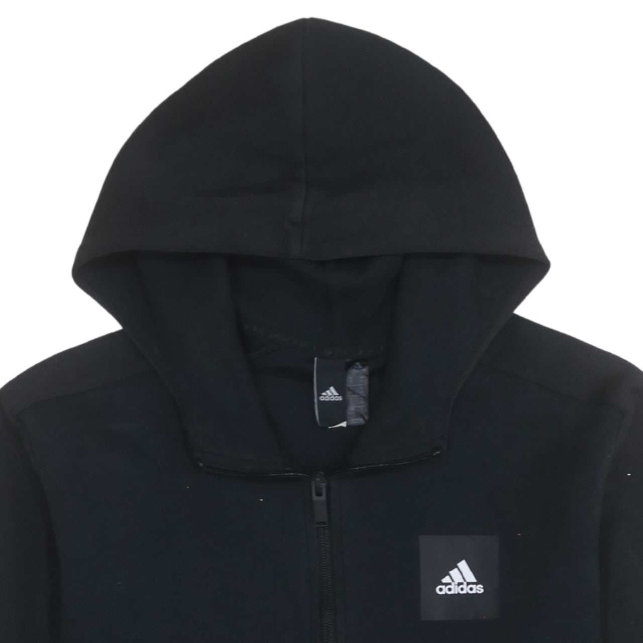 Adidas Men's Black Full Zip Hoodie Size M Regular Fit