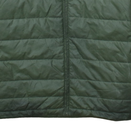 Timberland Men's Green XL Puffer Jacket Lightweight Nylon Quilted Coat
