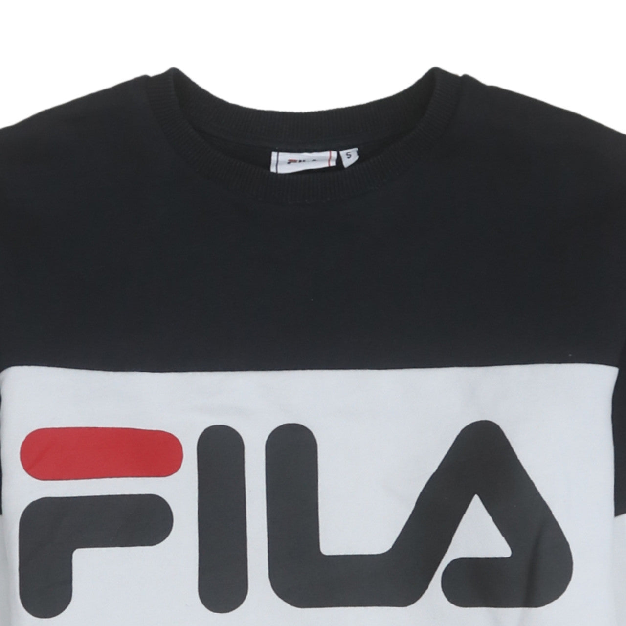 Fila Men's Multicoloured Crew Neck Logo Sweatshirt Size S