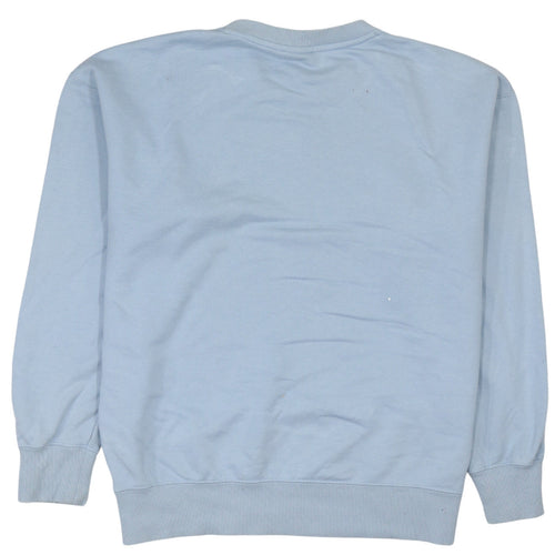 Puma Women's Blue Logo Crew Neck Pullover Sweatshirt Size M