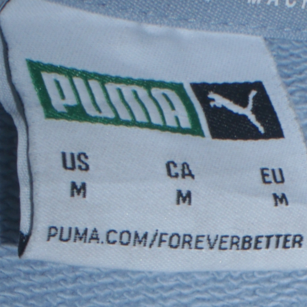 Puma Women's Blue Logo Crew Neck Pullover Sweatshirt Size M