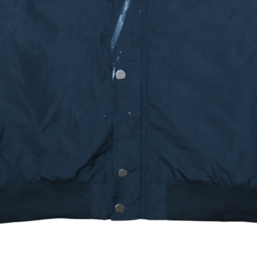 Calvin Klein Men's Blue XL Hooded Water-Resistant Jacket