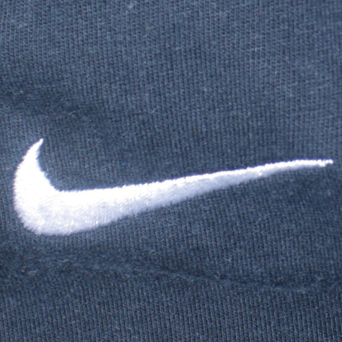 Nike Men's Black V-Neck Regular Fit Cotton T-Shirt Small