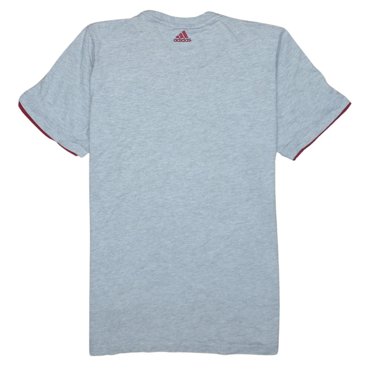 Adidas Boys Grey Graphic Print Sports T-Shirt 15-16 Years