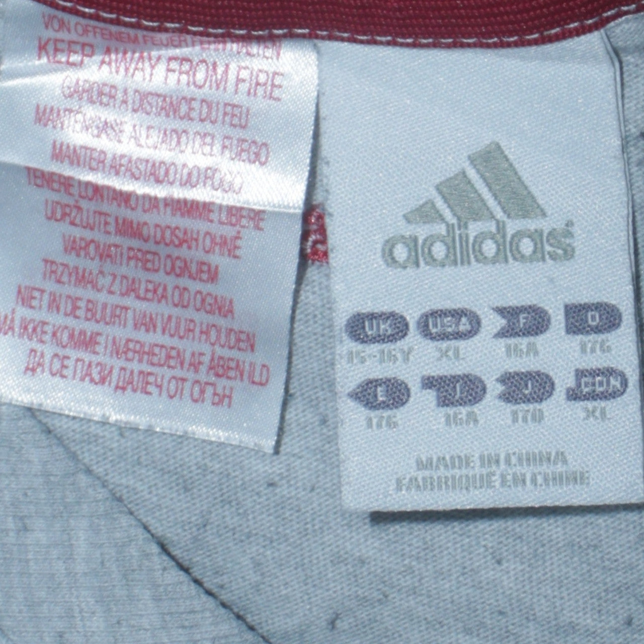 Adidas Boys Grey Graphic Print Sports T-Shirt 15-16 Years