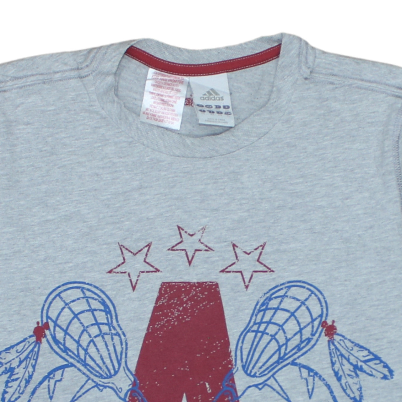 Adidas Boys Grey Graphic Print Sports T-Shirt 15-16 Years