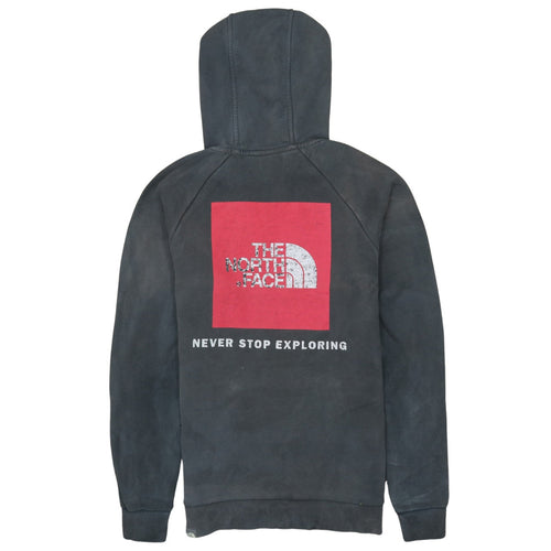 The North Face Men's Grey Pullover Hoodie Medium Outdoor Fleece