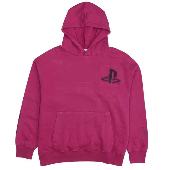 Zara Girls Pink PlayStation Pullover Hoodie 13-14 Years Logo Fleece