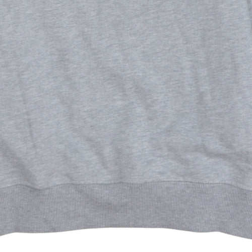 Tommy Jeans Men's Grey Logo Sweatshirt Regular Fit M