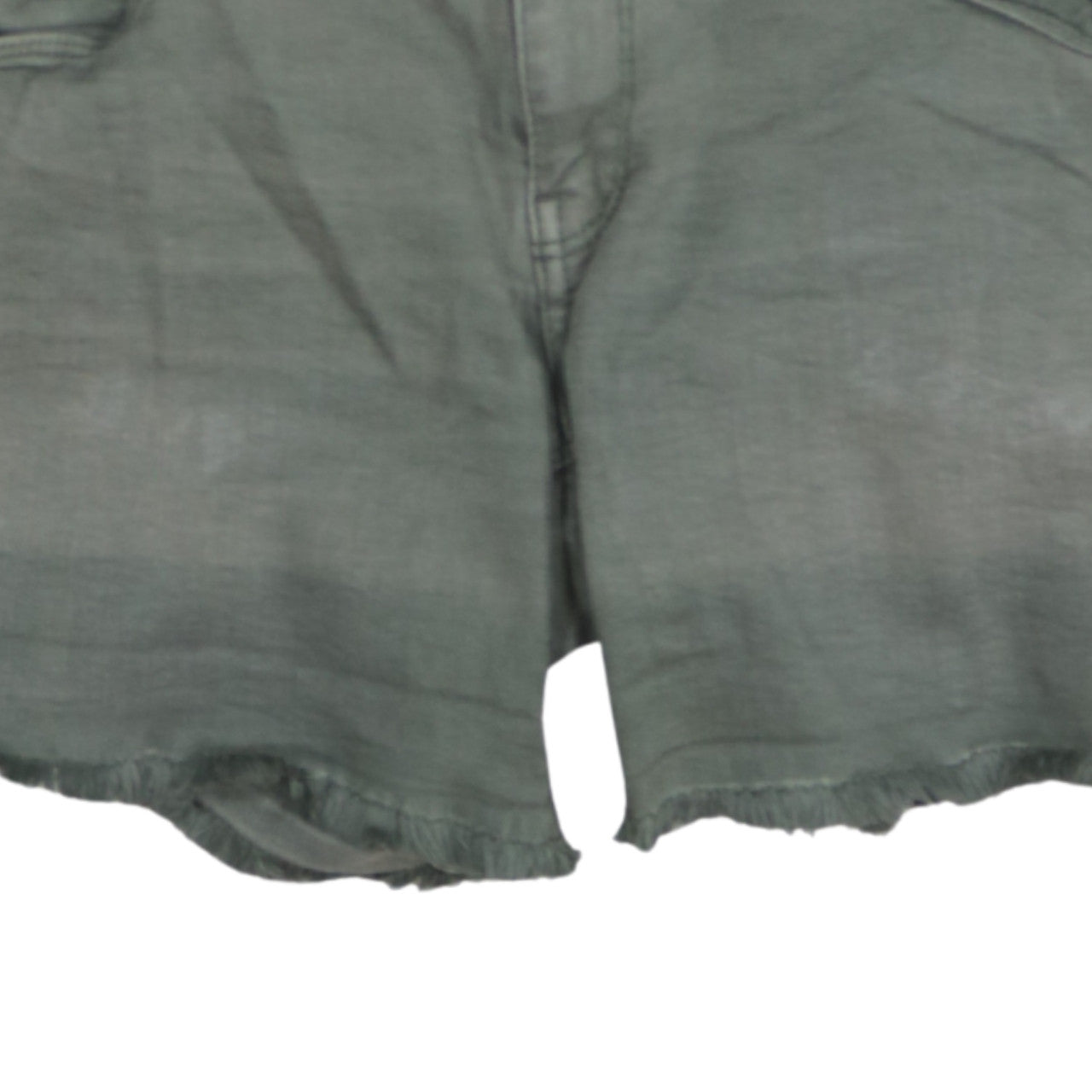 America Today Women’s Green Cut-Off Denim Shorts Size M