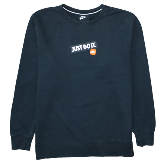 Nike Men's Black Just Do It Pullover Sweatshirt Size S
