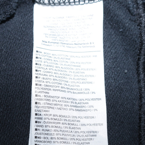 Nike Men's Black Just Do It Pullover Sweatshirt Size S