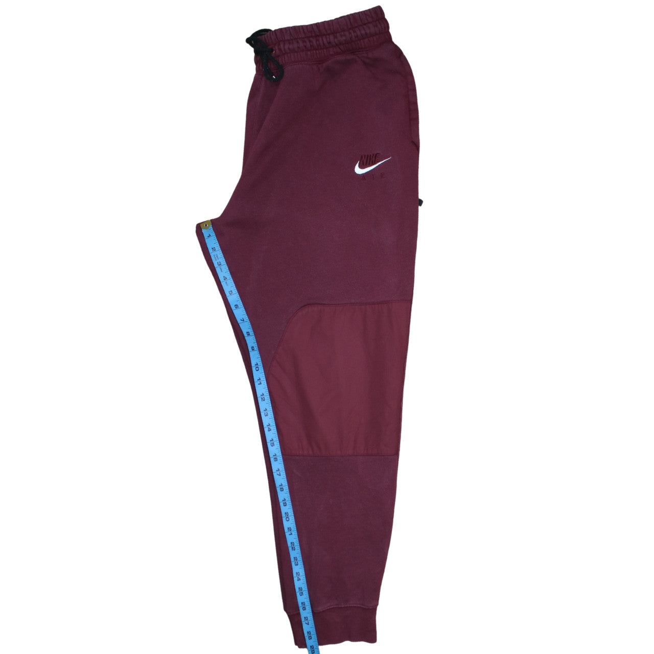Nike Air Men's Red Jogger Trousers XL Fleece Tapered Pants