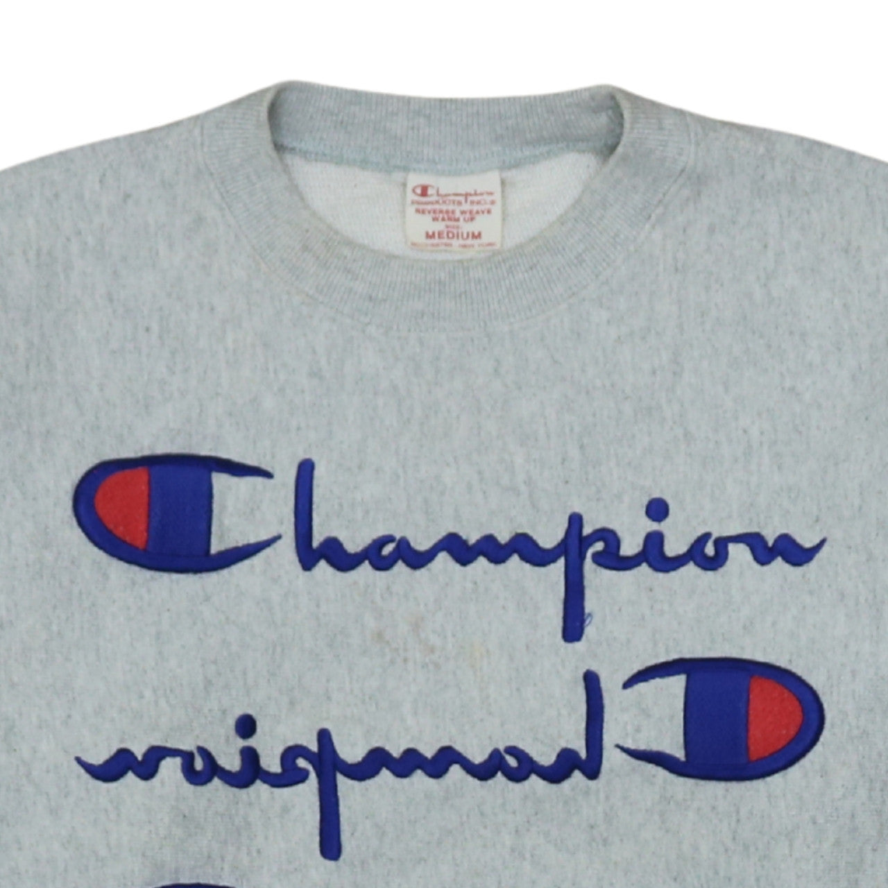 Champion Women’s Grey Reverse Weave Logo Sweatshirt Size M