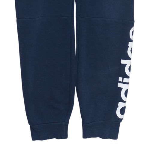 Adidas Women's Blue Regular Fit Fleece Sweatpants Size S