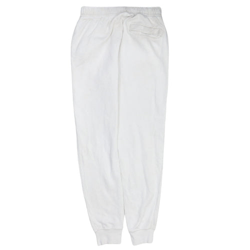 Nike Men's White XS Jogger Sweatpants with Red Logo