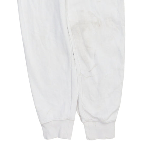 Nike Men's White XS Jogger Sweatpants with Red Logo