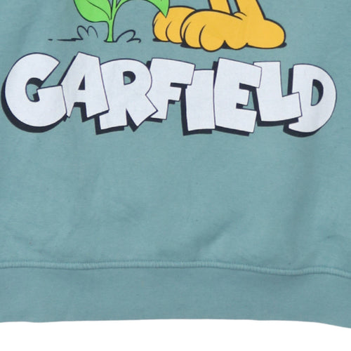 Primark Women’s Blue Garfield Graphic Pullover Sweatshirt XL