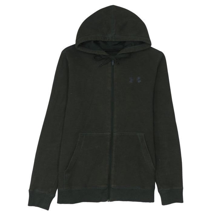 Under Armour Men’s Green Full Zip Hoodie S Coldgear Sportswear