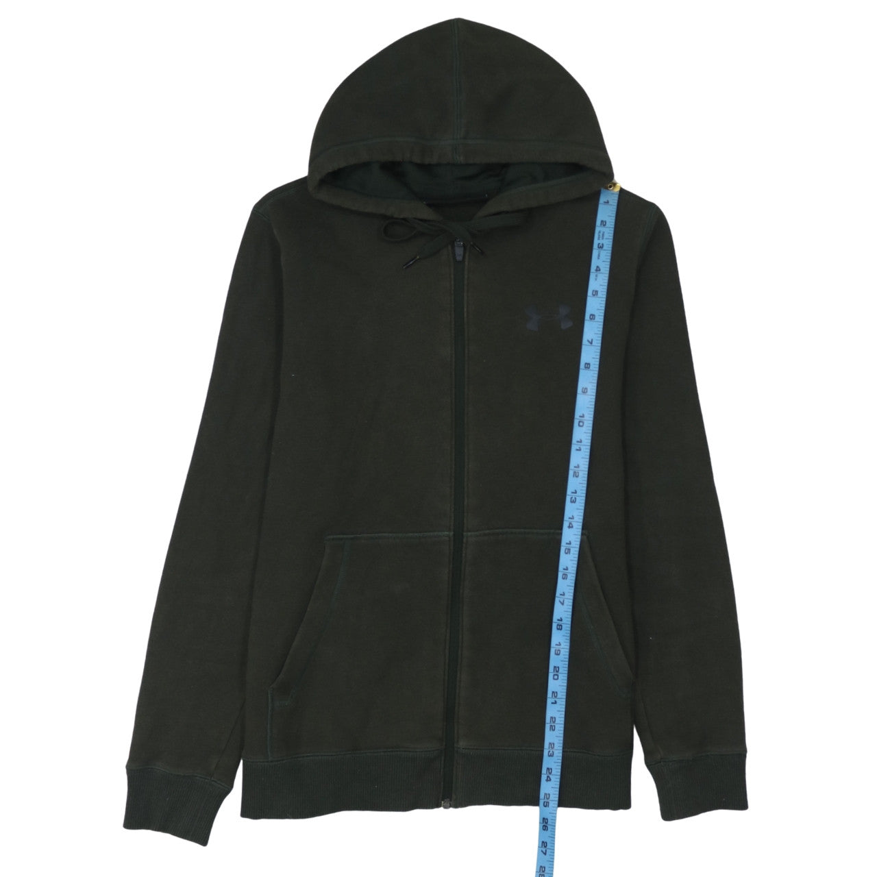 Under Armour Men’s Green Full Zip Hoodie S Coldgear Sportswear