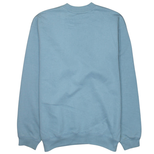 Reebok Mens Blue Crew Neck Pullover Sweatshirt Size S