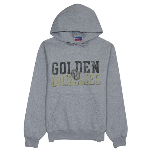 Champion Men’s Grey Pullover Hoodie M Golden Grizzlies Fleece