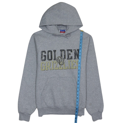 Champion Men’s Grey Pullover Hoodie M Golden Grizzlies Fleece