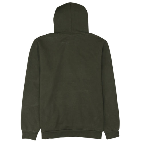 Puma Men's Green Pullover Hoodie XL Regular Fit Fleece Sweatshirt