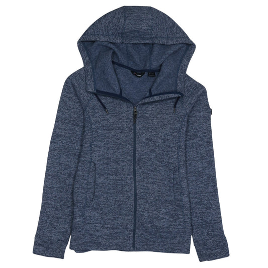 Berghaus Women's Blue Hooded Full Zip Fleece Jacket Size 14