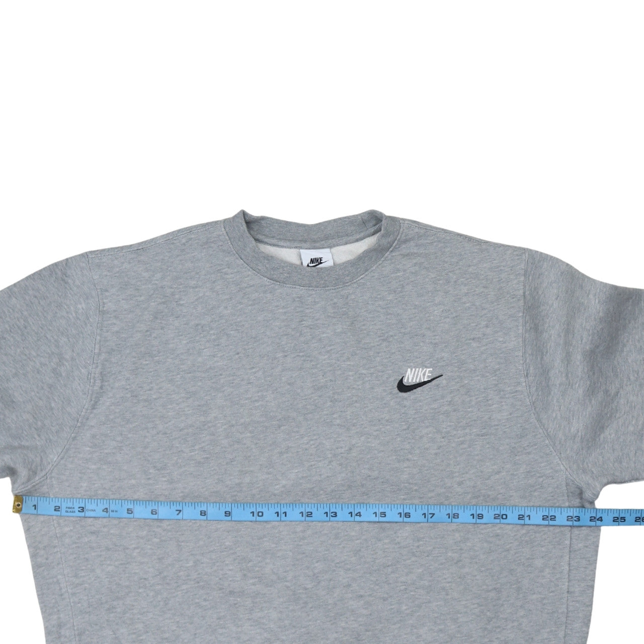 Nike Men's Grey Crew Neck Sweatshirt M Regular Fit Pullover