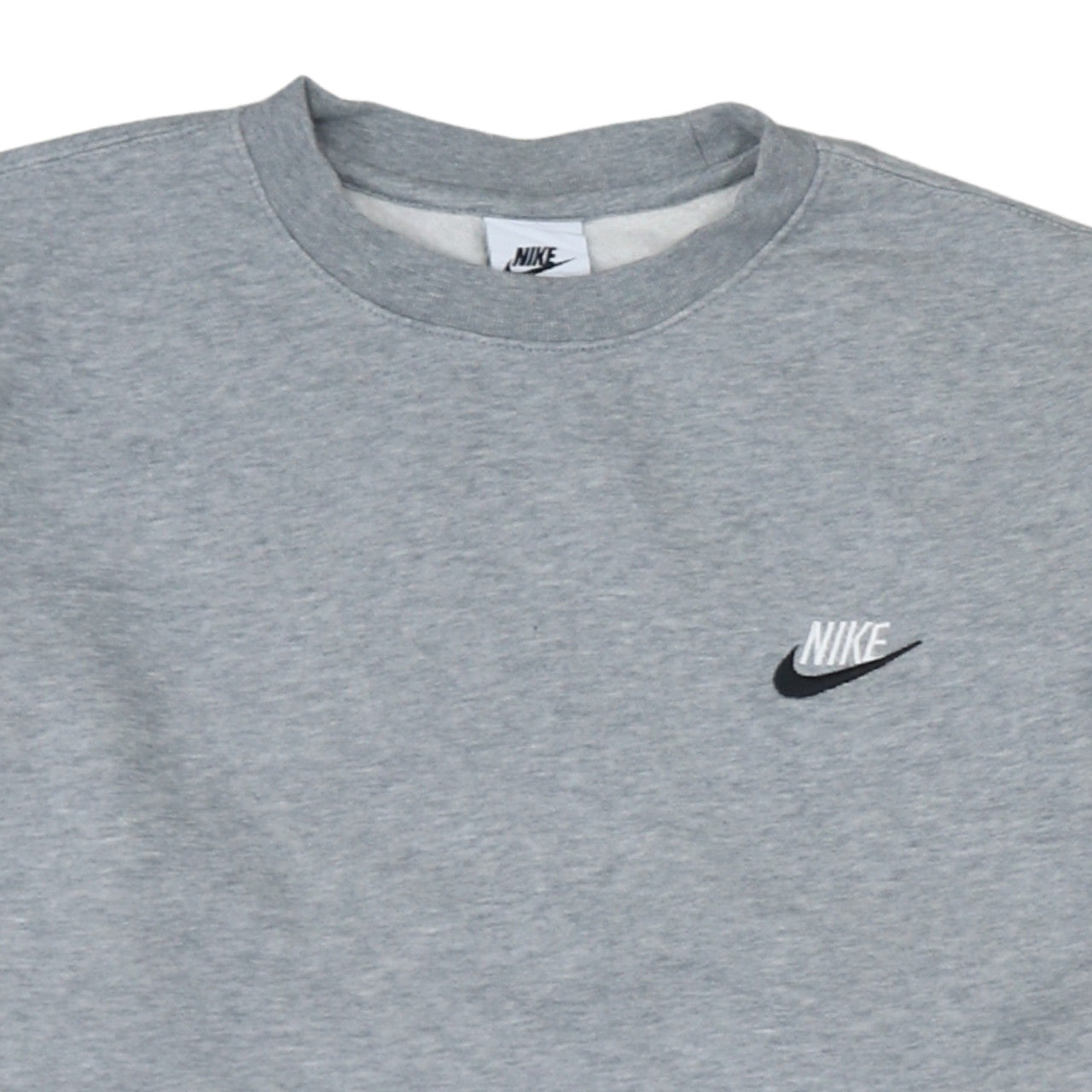 Nike Men's Grey Crew Neck Sweatshirt M Regular Fit Pullover