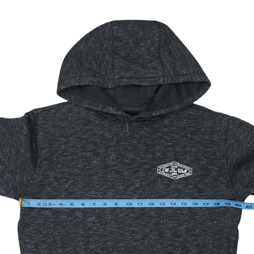 Vans Mens Grey Pullover Hoodie XS Off The Wall Logo Skate Streetwear