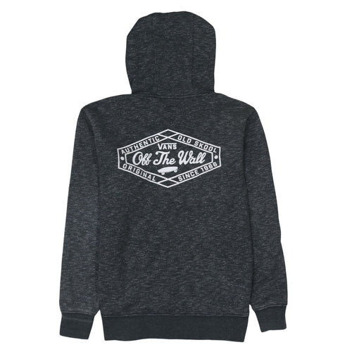 Vans Mens Grey Pullover Hoodie XS Off The Wall Logo Skate Streetwear