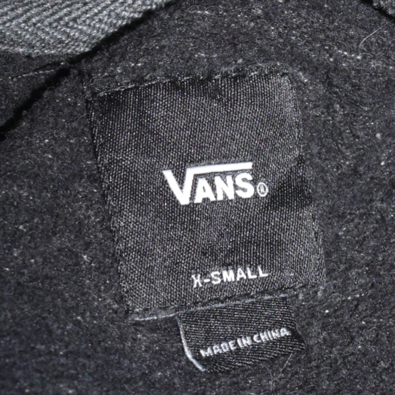Vans Mens Grey Pullover Hoodie XS Off The Wall Logo Skate Streetwear