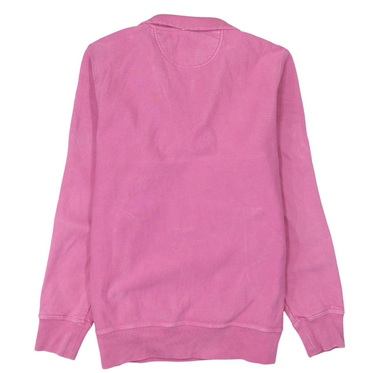 Stussy Womens Pink 1/2 Zip Cotton Sweatshirt Size S