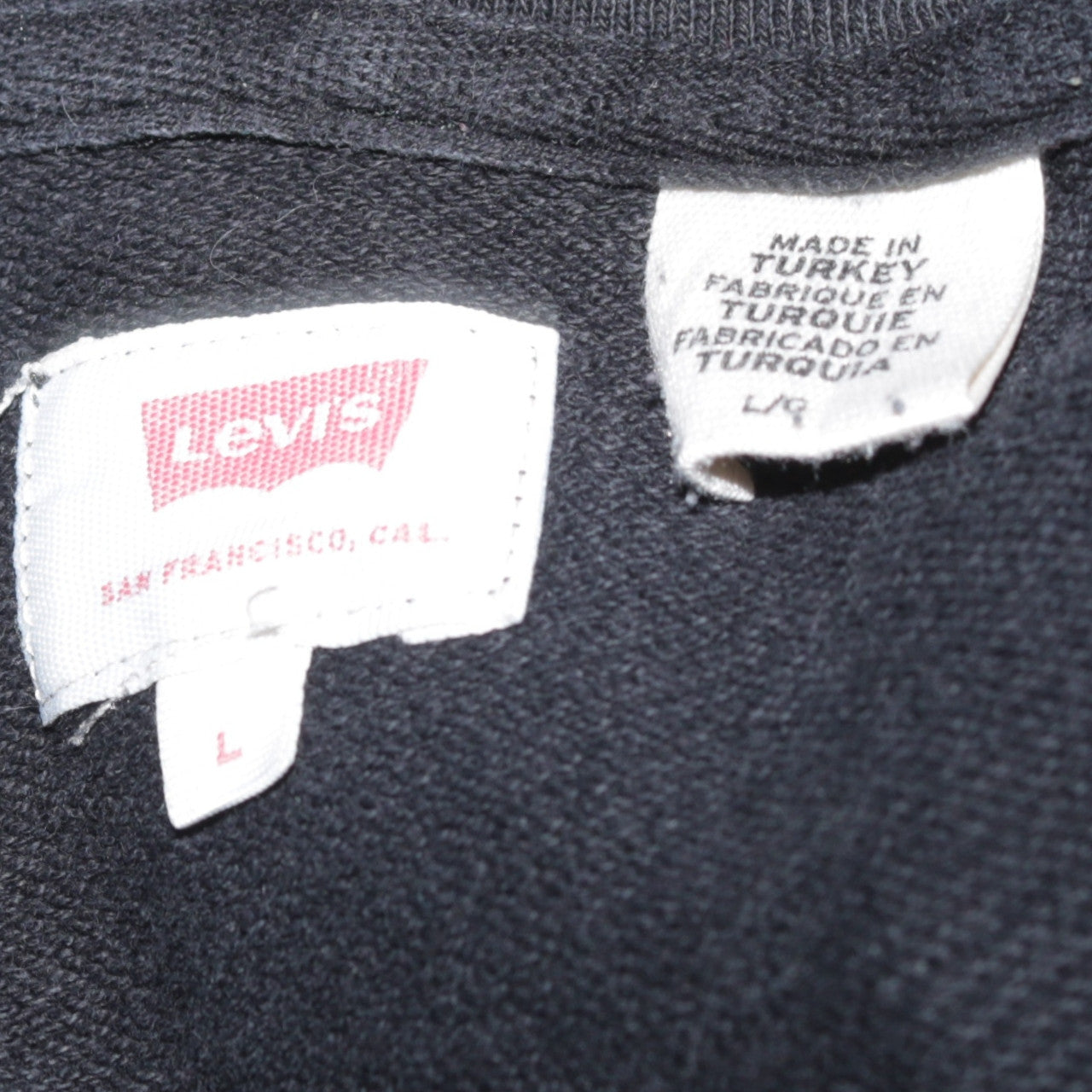 Levi's Men's Black Large Pullover Hoodie Snoopy Graphic Print