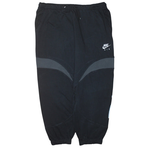 Nike Air Men's Black XL Jogger Sweatpants Elastic Waist Tapered Fit