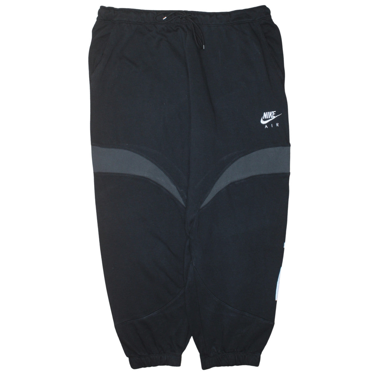 Nike Air Men's Black XL Jogger Sweatpants Elastic Waist Tapered Fit