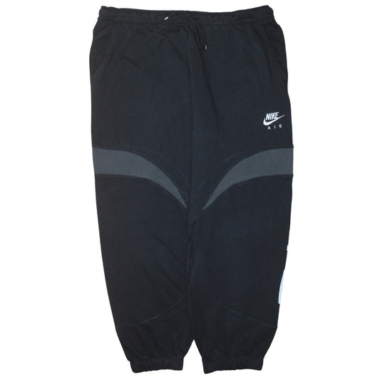 Nike Air Men's Black XL Jogger Sweatpants Elastic Waist Tapered Fit