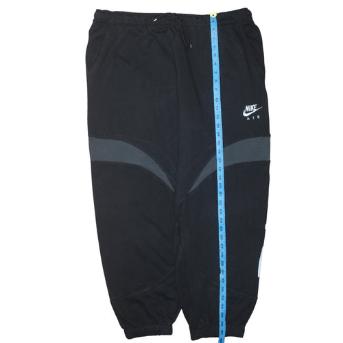 Nike Air Men's Black XL Jogger Sweatpants Elastic Waist Tapered Fit