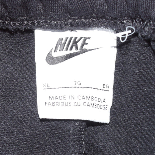 Nike Air Men's Black XL Jogger Sweatpants Elastic Waist Tapered Fit