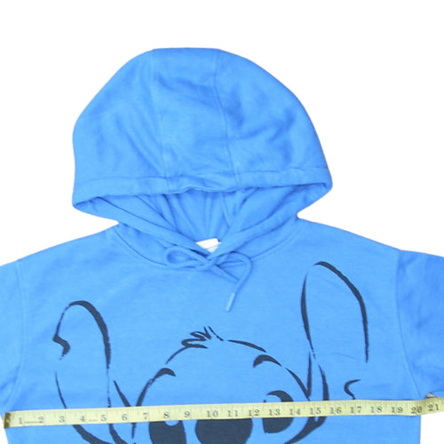 Disney Women's Blue Stitch Pullover Hoodie XS