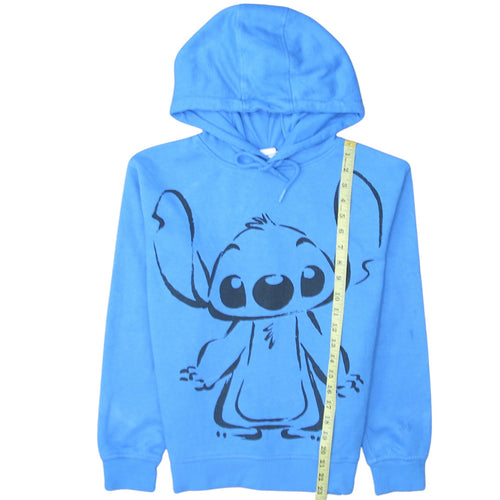 Disney Women's Blue Stitch Pullover Hoodie XS