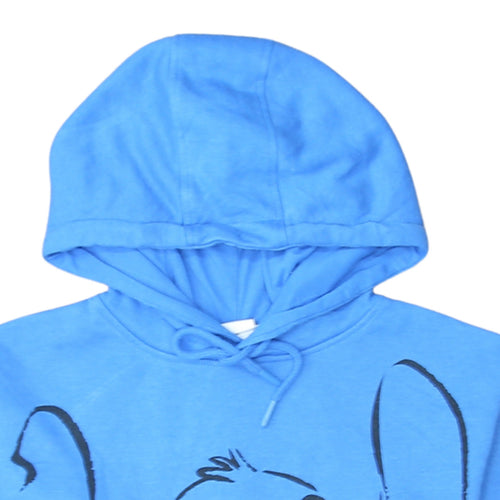 Disney Women's Blue Stitch Pullover Hoodie XS