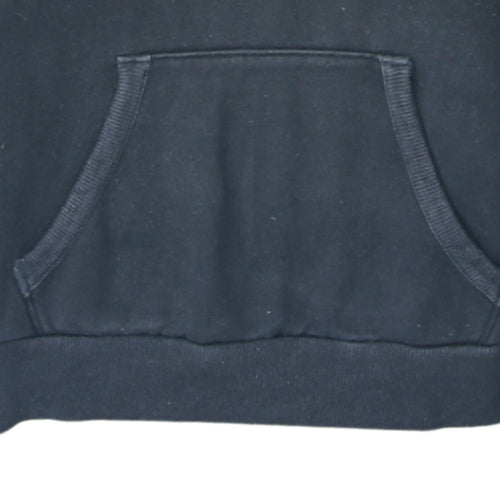 Puma Womens Black Pullover Hoodie Size 12 Hooded Sweatshirt