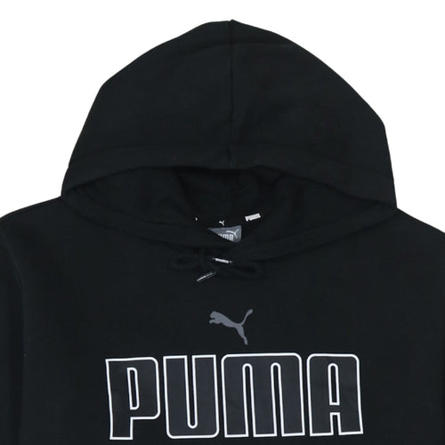 Puma Men Black Pullover Graphic Hoodie Medium
