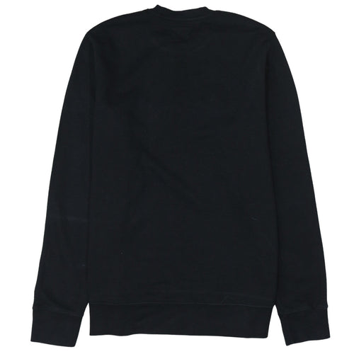 Champion Men's Black L Pullover Sweatshirt Crew Neck Embroidered Logo