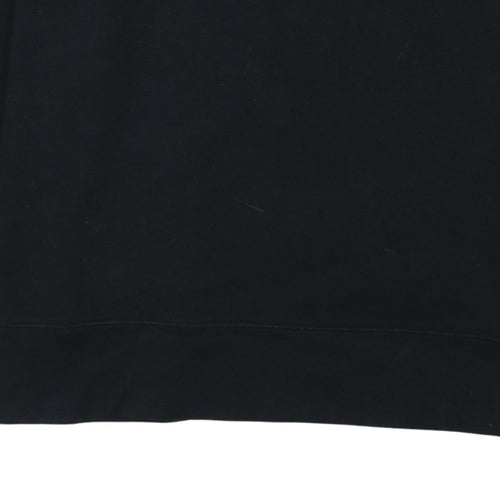 Champion Men's Black L Pullover Sweatshirt Crew Neck Embroidered Logo